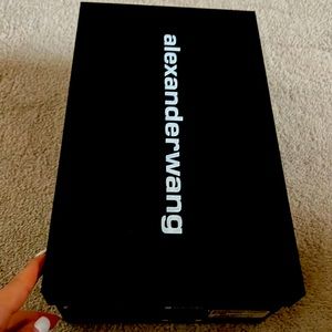 Alexander Wang nova calf pvc heel pale pink